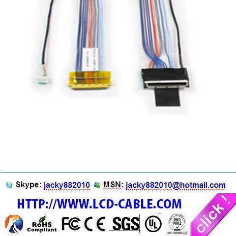 I-PEX cable Assemblies Custom 1765-410B-B cable assembly provider