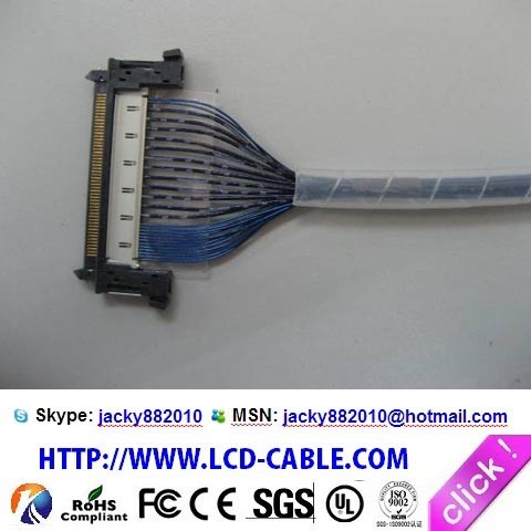 I-PEX cable Assemblies Custom 20320-050T-11 cable Assembly Manufactory