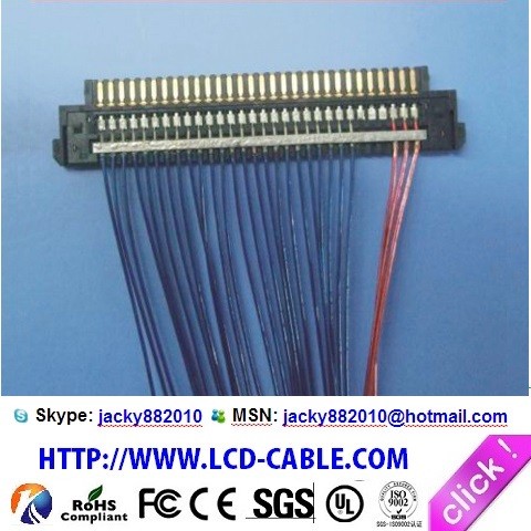 I-PEX cable assemblies Custom 20186-020E-11F cable assemblies Supplier