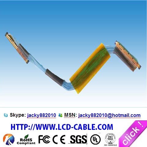 I-PEX cable assemblies Custom 20345-040T-32R cable assembly Vendor