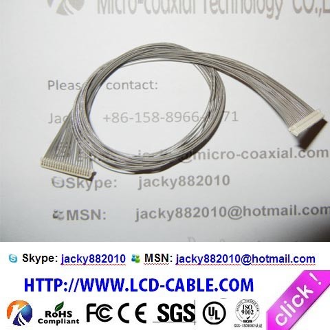 I-PEX cable assemblies Custom 20373-020T-05 cable Assemblies Manufactory
