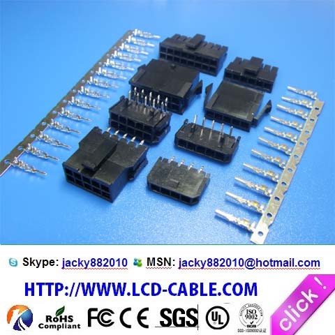 I-PEX cable assemblies Custom 20454-220T cable Assembly supplier