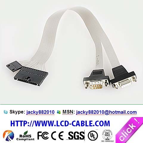 I-PEX cable assembly Custom 1765-410B-B cable Assemblies Vendor