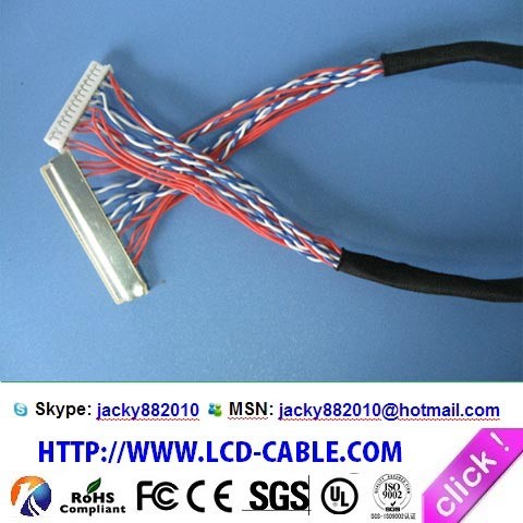 I-PEX cable assembly Custom 20346-025T-32R cable Assemblies factory