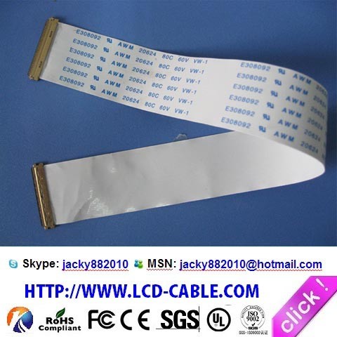 I-PEX cable assembly Custom 20497-040T-30 cable Assembly Provider