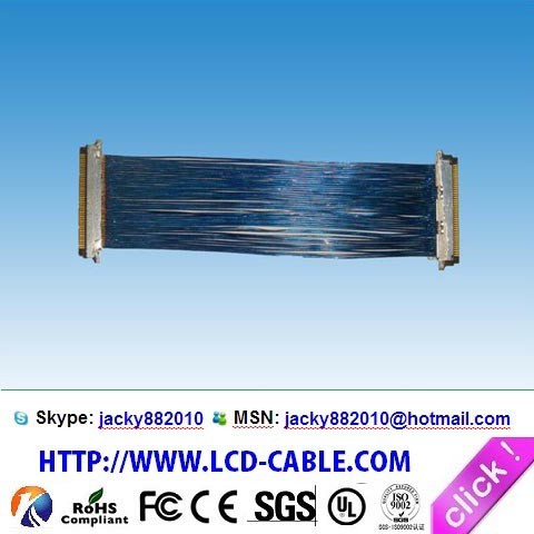 I-PEX cable assembly Custom 20497-040T-30 cable assembly manufactory