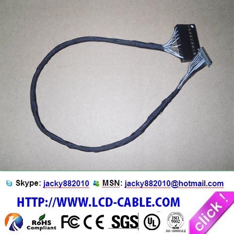 LCD cable Manufacturing plant eDP cable I-PEX 20455-020E-12 cable Assemblies