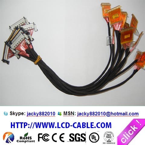 LCD cable manufactory eDP cable I-PEX 20455-030E cable Assembly
