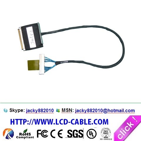 LCD cable manufactory eDP cable I-PEX 20849-030E-01 cable assembly