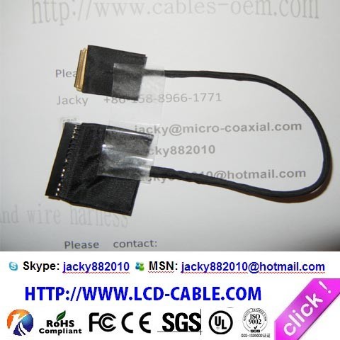 LCD cable manufacturer eDP cable I-PEX 20453-020T cable assemblies