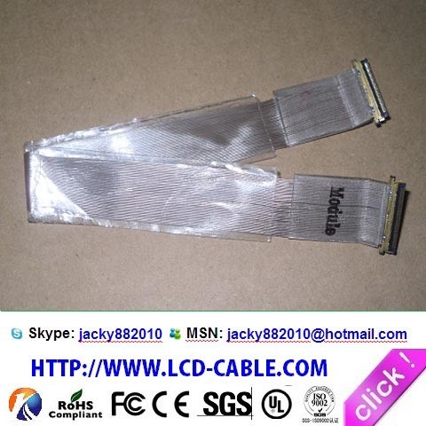 LCD cable manufacturer eDP cable I-PEX 20455-040E-99 cable assembly