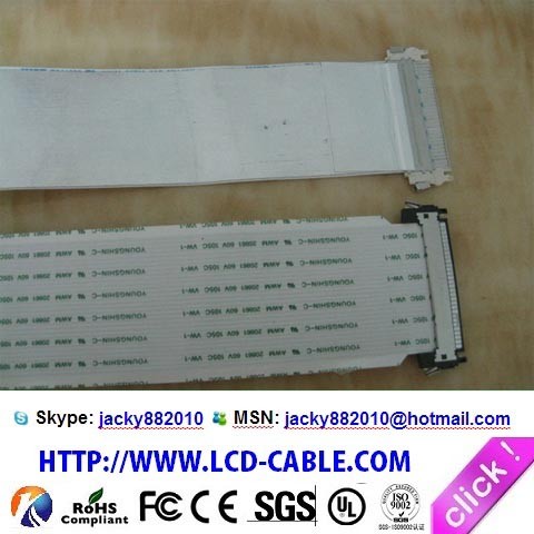LCD cable manufacturing plant eDP cable I-PEX 20455-020E-02 cable Assemblies