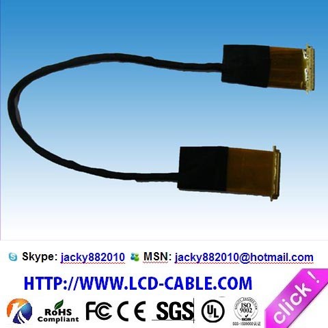 LCD cable vendor eDP cable I-PEX 20455-040E-76 cable Assemblies